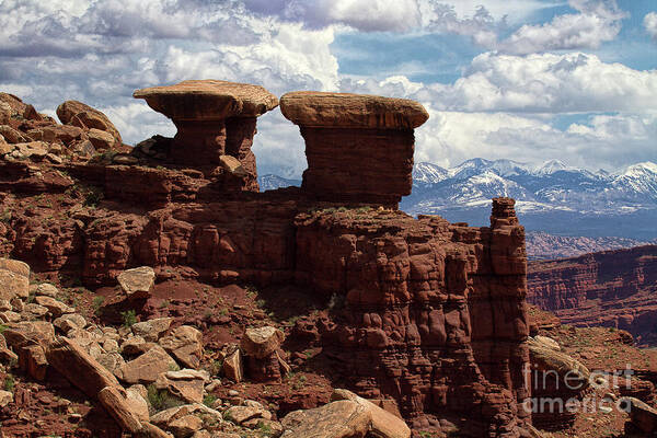 Canyonlands National Park Landscape Poster featuring the photograph The Council by Jim Garrison
