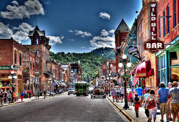 Deadwood Poster featuring the photograph The Deadwood Hustle by Deborah Klubertanz