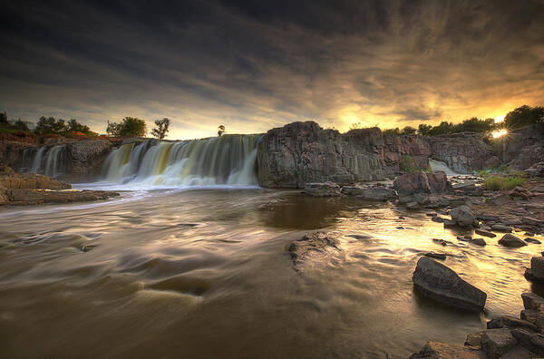  Poster featuring the photograph The Falls by Aaron J Groen