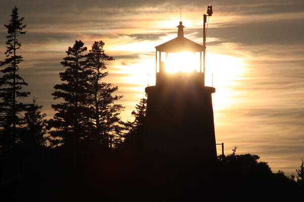 Lighthouse Poster featuring the photograph The light Within by Becca Wilcox