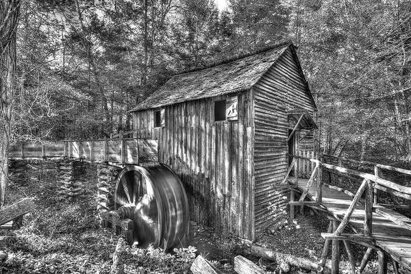 Cades Cove Poster featuring the photograph The Mill at Cades Cove by Don Mercer