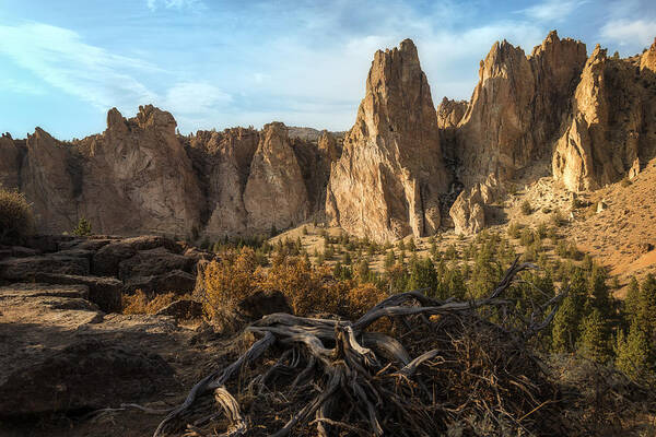 Canon Poster featuring the photograph The Monument at Smith Rock by Jon Ares