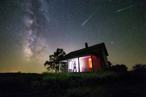 Sky Poster featuring the photograph The Outsider by Aaron J Groen