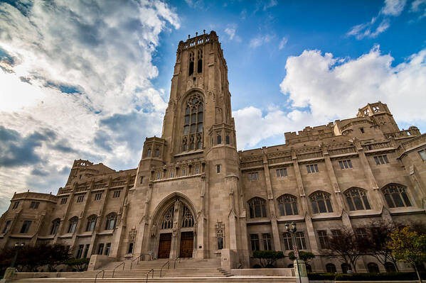Indiana Poster featuring the photograph The Scottish Rite Cathedral - Indianapolis by Ron Pate
