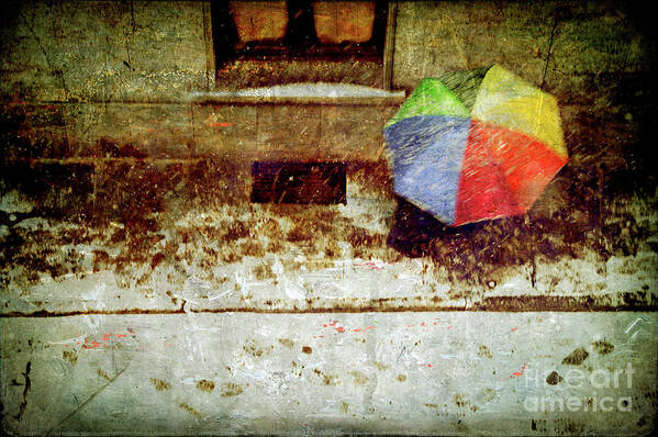 Umbrella Poster featuring the photograph The umbrella by Silvia Ganora