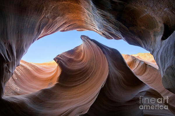 Wave Poster featuring the photograph The Wave of Antelope Canyon by Martin Konopacki