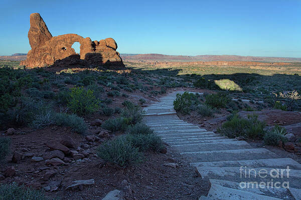 Utah Landscape Poster featuring the photograph The Windows Pathway by Jim Garrison