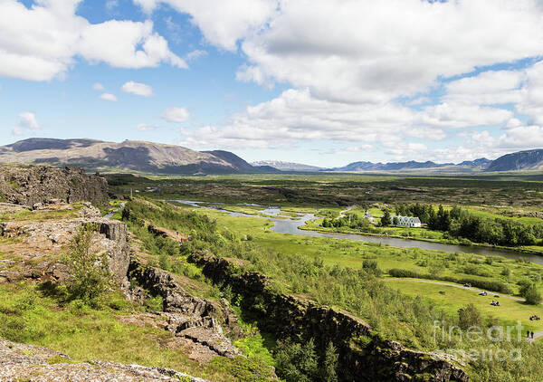 Iceland Poster featuring the photograph Thingvellir National Park in Iceland by Didier Marti