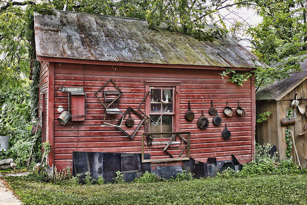 Antiques Poster featuring the photograph Tin Iron and Wood by Hugh Smith