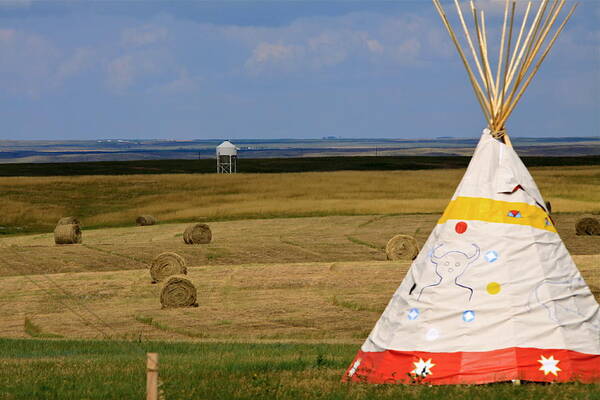 Tipi Poster featuring the photograph Tipi on the High Plains by Kate Purdy
