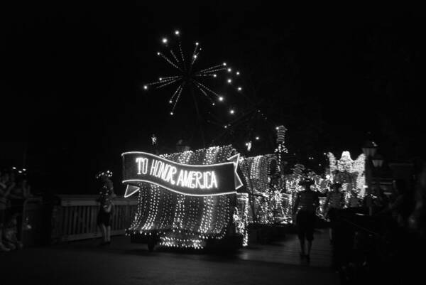 Magic Kingdom Poster featuring the photograph To Honor America by Rob Hans