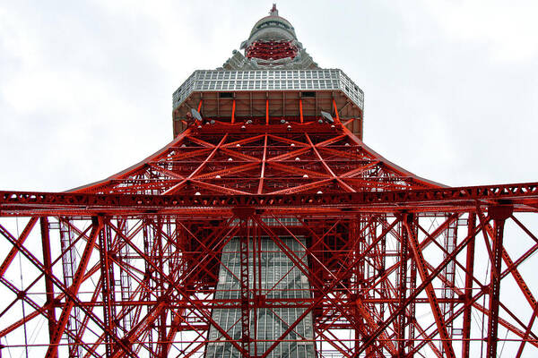 Tokyo Tower Poster featuring the photograph Tokyo Tower by Mitch Cat