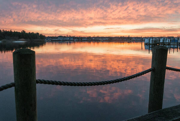 Toms River Poster featuring the photograph Toms River Colors by Kristopher Schoenleber