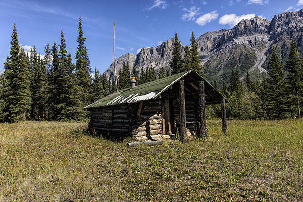 Cabin Poster featuring the photograph Trappers Cabin by Fred Denner