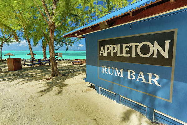 Beach Poster featuring the photograph Tropical Rum Bar by Dillon Kalkhurst