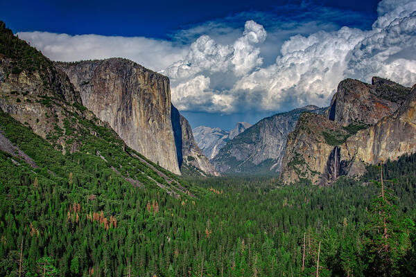 Yosemite National Park Poster featuring the photograph Tunnel View in Springtime by Rick Berk