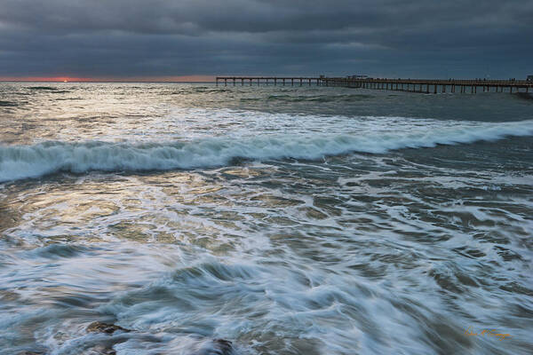 Ocean Poster featuring the photograph Turbulence by Dan McGeorge