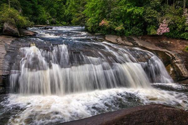 Turtleback Falls Poster featuring the photograph Turtleback Falls by Chris Berrier