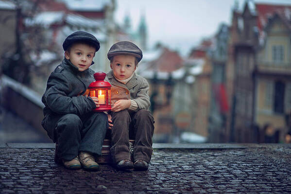 Cute Poster featuring the photograph Twilight Light by Tatyana Tomsickova