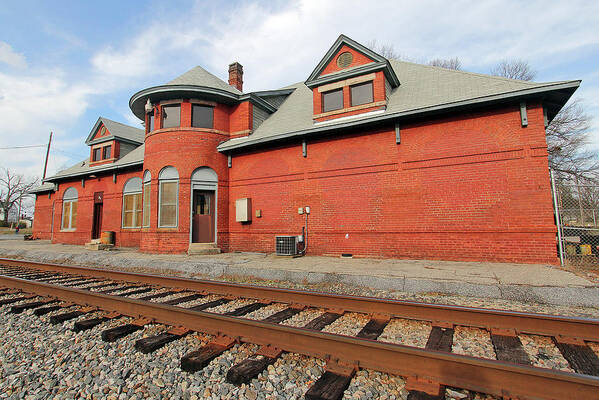 Union Poster featuring the photograph Union, SC Southern Railway Station 1 by Joseph C Hinson