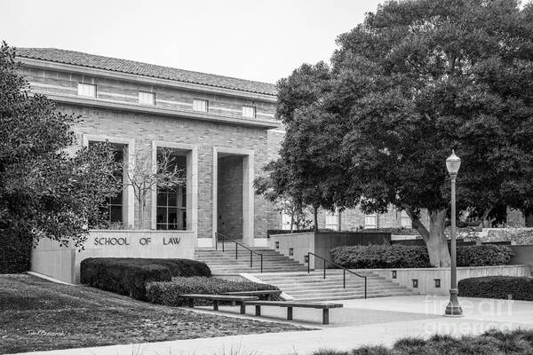 Aau Poster featuring the photograph University of California Los Angeles School of Law by University Icons