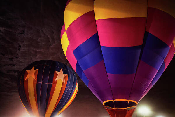 Hot Air Balloon Poster featuring the photograph Up Up And Away by Saija Lehtonen