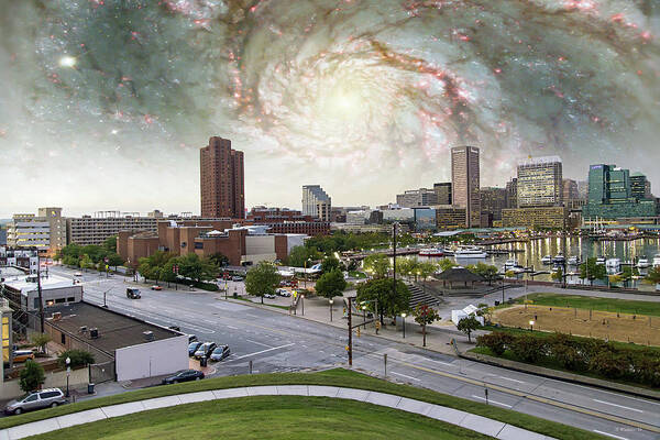 2d Poster featuring the photograph Urban Vortex by Brian Wallace