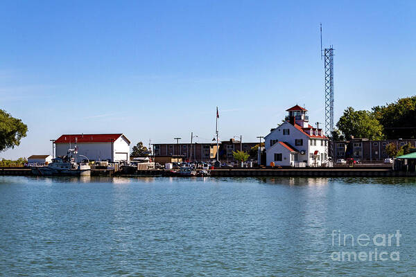 Uscg Poster featuring the photograph USCG Rochester Station by William Norton