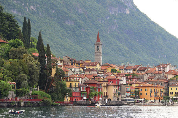 Italy Poster featuring the photograph Varenna Lake Como 8198 by Jack Schultz