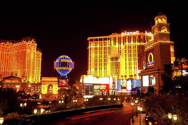  Poster featuring the photograph Vegas at Night by Rich S