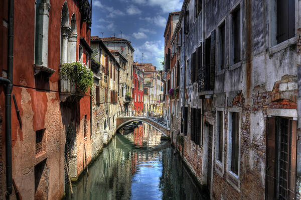 Italy Poster featuring the photograph Venice Canals by Don Wolf