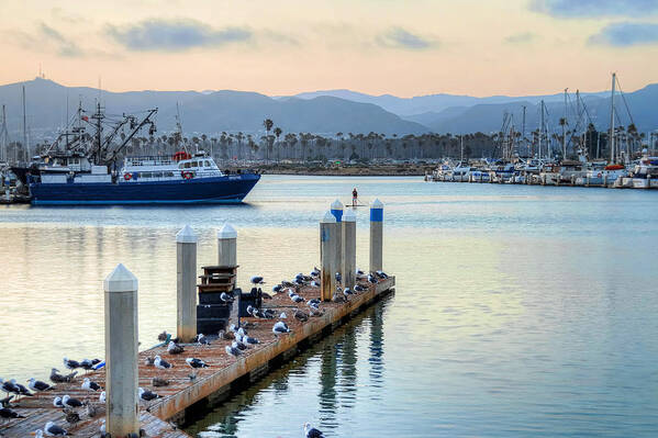 Ventura Poster featuring the photograph Ventura Harbor 01 by Wendell Ward