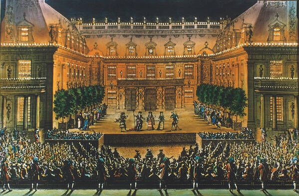 1670s Poster featuring the photograph Versailles: Opera, 1676 by Granger