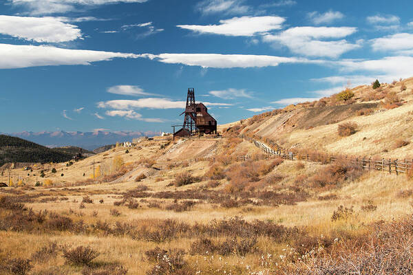 Vindicator Valley Poster featuring the photograph Vindicator Valley Mine Trail by Kristia Adams