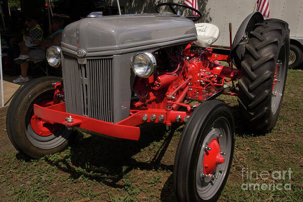 Tractor Poster featuring the photograph Vintage Ford Tractor by Mike Eingle
