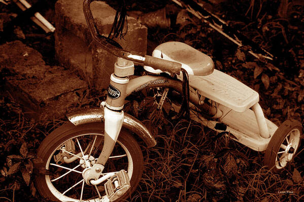 Tricycle Poster featuring the photograph Vintage Trike by Lesa Fine