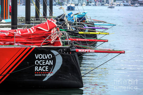 Ocean Poster featuring the photograph Volvo Ocean Race by JBK Photo Art