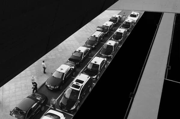 City Poster featuring the photograph Waiting Lines by Paulo Abrantes