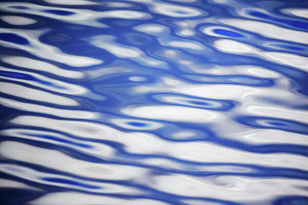 Jouko Lehto Poster featuring the photograph Water abstract 1 by Jouko Lehto
