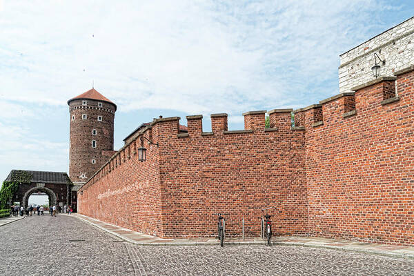 Central Europe Poster featuring the photograph Wawel Castle Entry by Sharon Popek