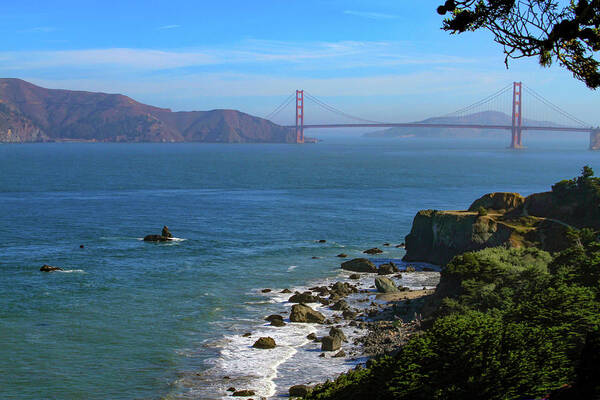 Welcome To The Golden Gate Poster featuring the photograph Welcome to the Golden Gate by Bonnie Follett