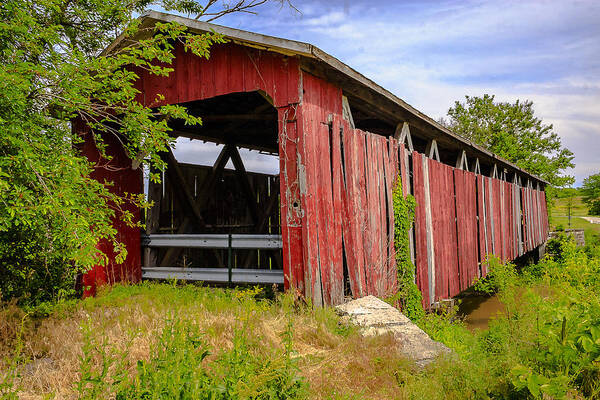 America Poster featuring the photograph West Engle Mill Road Covered Bridge by Jack R Perry