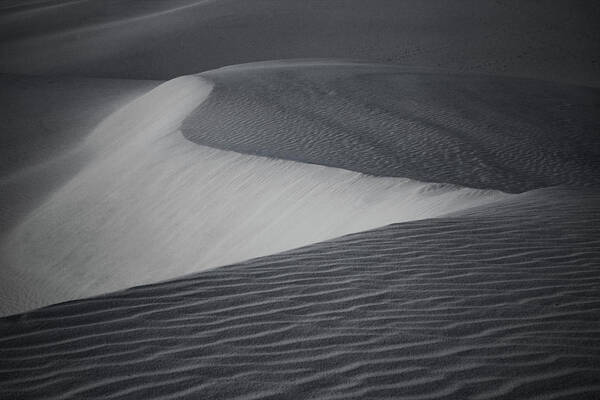 White Sands National Monument Poster featuring the photograph White Sands Curves 2 by Joe Kopp