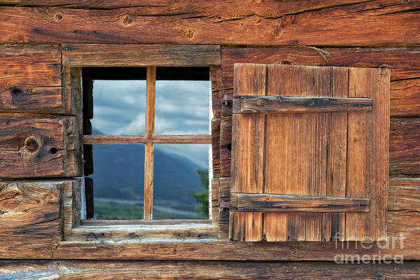 Reflection Poster featuring the photograph Window and Reflection by Yair Karelic