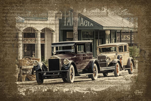 Car Poster featuring the photograph Ybor City Prop Cars by Jim Ziemer