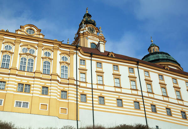 Building Poster featuring the photograph Yellow Palace by Ramunas Bruzas