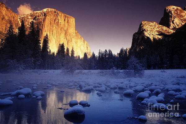 Afternoon Poster featuring the photograph Yosemite Valley Sunset by Michael Howell - Printscapes