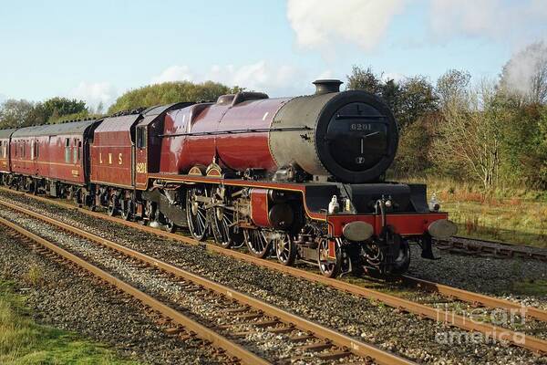 Steam Poster featuring the photograph 6201 Princess Elizabeth #1 by David Birchall