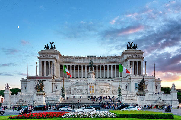 Altare Della Patria Poster featuring the photograph Altare della Patria #1 by Fabrizio Troiani