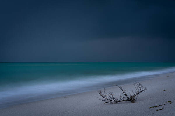 Beach Poster featuring the photograph Atlantic Storm Arriving #1 by James K. Papp